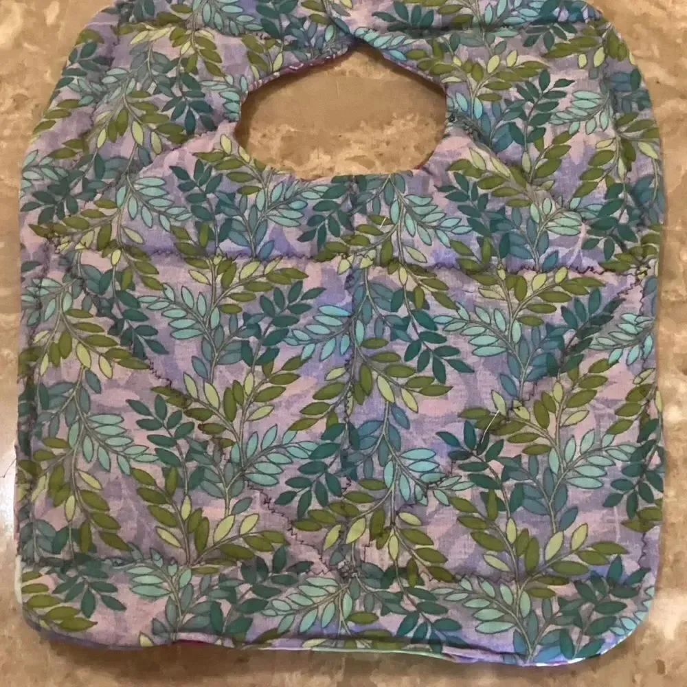 NWOT. Hand Crafted Quilted Reversible Baby Bib $12 ea. or 3/$25